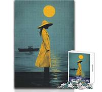 Rompecabezas de 1000 Piezas Horizon of Solitude, Juguete, Juego Intelectual, Aprendizaje, Regalo Educativo para cumpleaños, tamaño 38x52cm