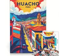 Rompecabezas de 1000 Piezas Huacho Peru Vintage | 38x26cm Mejora la memoria Entrena tu cerebro y tus manos Fortalece el amor entre las parejas.
