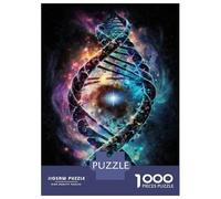 Rompecabezas De 1000 Piezas Human DNA in The Space V2 Rompecabezas para Adultos Juguetes Antiestrés Vacaciones En Casa Matar El Tiempo para Cumpleaños, Navidad 70x50cm/1000pcs