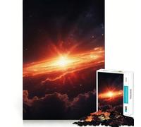 Rompecabezas de 1000 Piezas Ignición Celestial ︰ El Nacimiento de una Galaxia Juego de Habilidades de Pensamiento Divertido y Sencillo Juego Casual Tiempo de Juego Decoración navideña (38x52cm)