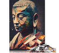 Rompecabezas de 1000 Piezas Iluminación de Buda, Rompecabezas creativos Cuadrados para Adultos y Rompecabezas de Papel, Juego desafiante, 38 x 26 cm (1000 Piezas)