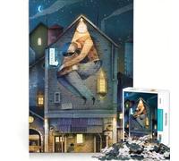 Rompecabezas de 1000 Piezas In The Night, Juguetes antiestrés para la diversión Familiar, con Piezas de Formas aleatorias Que encajan Perfectamente 50x75cm