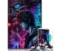 Rompecabezas de 1000 Piezas Invasión de Monstruos Rompecabezas de 1000 Piezas para Adultos y Adolescentes Entrena tu Cerebro y Tus Manos Regalos para Amigos y Familiares 50x75cm