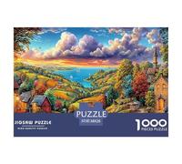 Rompecabezas De 1000 Piezas «Isla del Príncipe Eduardo» para Niños - De Papel Ecológico, Juego Familiar para El Desarrollo Cognitivo Y La Diversión 38x26cm/1000pcs