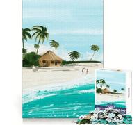 Rompecabezas de 1000 Piezas Jamaica Flawless Fit Art Juego de Cerebro Regalo Tiempo de Descanso Jugar Decoración de Pared navideña 50x75cm