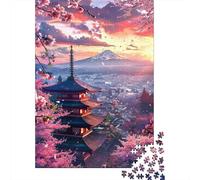 Rompecabezas De 1000 Piezas Japan Travel Guide Tokyo & Kyoto Rompecabezas para Adultos Juego Práctico Una Obra De Arte Cumpleaños Y Navidad 70x50cm/1000pcs