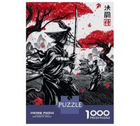 Rompecabezas De 1000 Piezas Japanese Duel Ink Wash Rompecabezas para Adultos Juego De Ingenio Carrera De Velocidad De Manos Cumpleaños Y Navidad 70x50cm/1000pcs