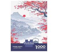 Rompecabezas De 1000 Piezas Japanese Tea Ceremony Landscape Rompecabezas para Adultos Juegos Relajantes Decoración del Hogar Cumpleaños Y Navidad 38x26cm/1000pcs