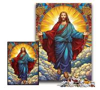 Rompecabezas de 1000 Piezas Jesús en el Cielo, Rompecabezas para Adultos, 1000 Piezas para Adolescentes, Juegos educativos, Regalos, tamaño 26x38cm