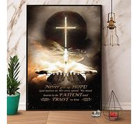 Rompecabezas de 1000 piezas Jesús nunca se rinde, esperanza, Dios se mueve a su propia velocidad, rompecabezas cristianos de madera para adultos y niños, juguetes divertidos para el desarrollo del