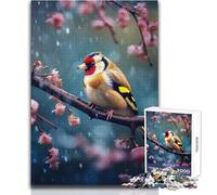 Rompecabezas de 1000 Piezas Jilguero majestuoso para Adultos, Juego Creativo de resolución de Problemas, Idea de Regalo Memorable y conmovedora, tamaño 50x75cm