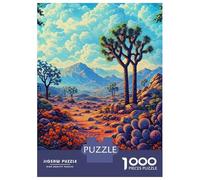 Rompecabezas De 1000 Piezas - Joshua Tree National Park Landscape Rompecabezas para Adultos Juego De Ingenio Desafío Difícil Regalos para Reducir El Estrés 52x38cm/1000pcs