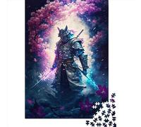 Rompecabezas de 1000 Piezas, Juego épico de samuráis japoneses, Rompecabezas de Madera, Juego Educativo, Juguete de desafío, 1000 Piezas (75x50cm)