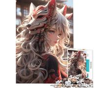 Rompecabezas de 1000 Piezas Juego Familiar de Princesas Ninja desafío de Inteligencia Cerebral Juguetes adictivos Gran Regalo para Juegos Regalo de cumpleaños (tamaño 50x75cm)