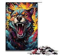Rompecabezas de 1000 Piezas Juegos educativos Bestias de fantasía Coloridas Rompecabezas de Madera para Adultos para una Noche de Juegos Divertida en Familia 75 x 50 cm