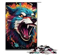 Rompecabezas de 1000 Piezas Juegos educativos Rompecabezas Coloridos de Bestias de la Jungla para Adultos Rompecabezas de Madera para una Noche de Juegos Divertida en Familia 75 x 50 cm