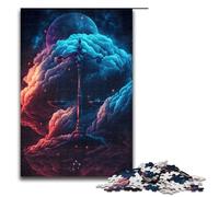 Rompecabezas de 1000 Piezas Juegos educativos Rompecabezas de Libra en la Nube equilibrada para Adultos Rompecabezas de Madera para diversión Familiar y Noche de Juegos 75 x 50 cm