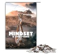 Rompecabezas de 1000 Piezas Juegos educativos Tiger Mindset Rompecabezas de Madera para Adultos para diversión Familiar y Noche de Juegos 75 x 50 cm