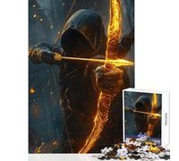 Rompecabezas de 1000 Piezas Juguete de Arquero no Muerto decoración de Pared Grandes Regalos y Juguetes Juego de ingenio Adecuado para decoración de Escritorio tamaño 38x26cm