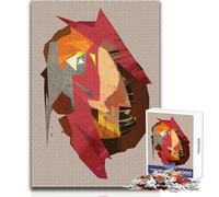 Rompecabezas de 1000 Piezas, Juguete de engaño, Juego Intelectual, Aprendizaje, Regalo Educativo para cumpleaños, tamaño 50x75cm