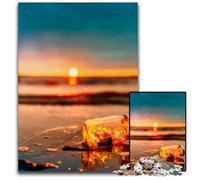 Rompecabezas de 1000 Piezas Junto al mar Rompecabezas de Papel para la Tarde Juego Familiar Interactivo Bricolaje decoración del hogar Rompecabezas Regalo 1000 Piezas (38x26cm)