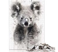 Rompecabezas de 1000 Piezas Koala Beauty Wild Majesty para Adultos, Rompecabezas de Madera, Juego Educativo, Juguete de desafío, 1000 Piezas (75 x 50 cm)