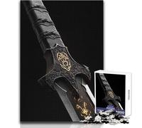Rompecabezas de 1000 Piezas La Espada del Monarca Maldito, Juego de Aprendizaje para Practicar Habilidades, un Regalo Ideal para Momentos felicesTamaño 38x52cm