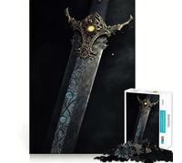 Rompecabezas de 1000 Piezas La Espada del Rey Arcano,decoración de Ajuste Perfecto,Regalo para ejercitar la Mente,Juego de Paz,Pieza de Arte navideña 50x75cm
