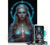 Rompecabezas de 1000 Piezas La Majestad de Aurora para Adultos Juguete Mental Relajante y Divertido Corte Premium Regalo de cumpleaños 50x75cm