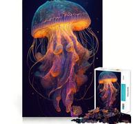 Rompecabezas de 1000 Piezas La Medusa Misteriosa para Adultos Juguete para ejercitar la Mente y Relajarse Corte Perfecto Regalo Memorable 38x26cm