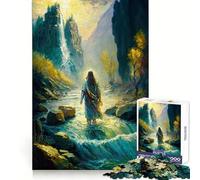 Rompecabezas de 1000 Piezas La Naturaleza de Jesús para Adolescentes Ayuda a Mejorar la Memoria Diseño Divertido y Relajante Regalo Elegante (38x52cm)