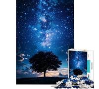 Rompecabezas de 1000 Piezas La Noche Estrellada Soledad para Adolescentes ¡Entrena tu Cerebro y Tus Manos! Regalo Ideal para Amigos y Familiares 38x52cm
