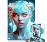 Rompecabezas de 1000 Piezas La Princesa de la Luz Estelar Celestial para Adolescentes Juguete para desarrollar la Habilidad y el razonamiento Sin estrés Corte preciso Un Regalo Encantador 38x52cm