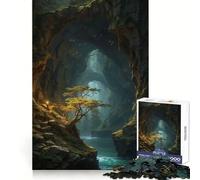 Rompecabezas de 1000 Piezas La Puerta Mística para Adolescentes, Juguete para ejercitar la Mente, Juego en Grupo, Corte de precisión, Regalo para Festivales 38x26cm