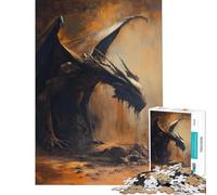 Rompecabezas de 1000 Piezas La Sombra de la Decadencia - Juegos relajantes Juguetes adictivos para Cultivar la Paciencia Excelentes Regalos y Juguetes para cumpleaños (tamaño 38x52cm)