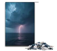 Rompecabezas de 1000 Piezas La tormenta se Acerca para Adultos. Rompecabezas Imposible para aliviar el estrés para Adolescentes a Partir de 14 años. 1000 Piezas (38 x 26 cm).