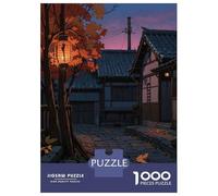 Rompecabezas De 1000 Piezas Lanterns Glow in Fall Rompecabezas para Adultos Juego De Ingenio Análisis Y Lógica Interacción Entre Padres E Hijos 52x38cm/1000pcs