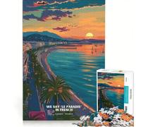 Rompecabezas de 1000 Piezas Le Paradis en francés, Juegos relajantes, interacción Entre Padres e Hijos, Regalos para Amigos y Familiares 50x75cm