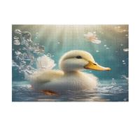 Rompecabezas De 1000 Piezas Little Yellow Duck Para Adultos Puzzles De Madera Juegos Educativos De Decoración Del Hogar (75×50cm)