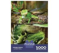 Rompecabezas De 1000 Piezas Lizard with Dragon Mindset Rompecabezas para Adultos Juegos Relajantes Decoración del Hogar Cumpleaños Y Navidad 38x26cm/1000pcs