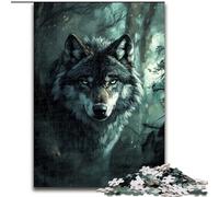 Rompecabezas de 1000 Piezas Lobo Salvaje Rompecabezas de 1000 Piezas Un desafío para la Mente, Ideal para una Noche de Juegos en Familia (tamaño 50x75cm)