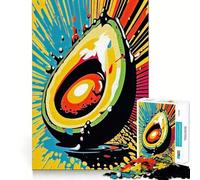 Rompecabezas de 1000 Piezas Locura de Aguacate para Adolescentes Juego de lógica de Corte Suave Tiempo de Juego Relajante Regalo Ideal para cumpleaños y para Aficionados (50x75cm)