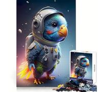 Rompecabezas de 1000 Piezas Loro Espacial Astronauta para adultosDesarrolla la Capacidad analítica, es un pasatiempo Tranquilo Regalar en Ocasiones Especiales (38x26cm)