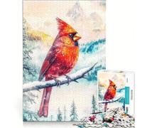Rompecabezas de 1000 Piezas Los cardenales migran, Juego de ingenio, Entrena tu Cerebro y Tus Manos, Ideal para Decorar tu Escritorio 38x52cm