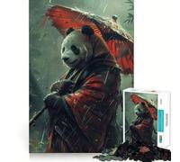 Rompecabezas de 1000 Piezas Los Misteriosos Adolescentes Panda, Diseño para Mejorar la Memoria y Relajarse, Decoración de Pared 38x26cm