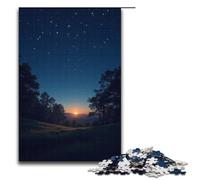 Rompecabezas de 1000 Piezas Luciérnagas en una Noche de Verano para Adultos Rompecabezas de Madera Juegos Familiares 1000 Piezas (38 x 26 cm)
