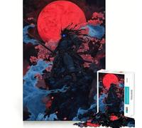Rompecabezas de 1000 Piezas Luna de Sangre Ronin,Juego de articulaciones afiladas,Entrenamiento Mental,Juego para Momentos acogedores,decoración navideña para la Pared 38x26cm
