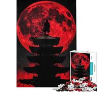 Rompecabezas de 1000 Piezas Luna Roja Shinobi Difícil y desafiante Mejora la Memoria Juguetes de decoración para el hogar para Mayores de 14 años 38x26cm