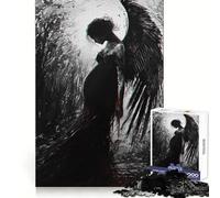 Rompecabezas de 1000 Piezas Luto velado para Adolescentes Bienestar Mental, Ocio Relajado, Bordes Afilados Regalo conmovedor (38x26cm)