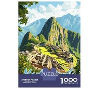 Rompecabezas De 1000 Piezas Machu Picchu Peru Rompecabezas para Adultos Juegos Familiares Ensamblaje De Patrones Cumpleaños Y Navidad 52x38cm/1000pcs